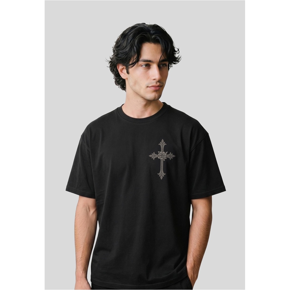 Mister Tee - Sacred Skin Oversize Mens Tshirt - Black